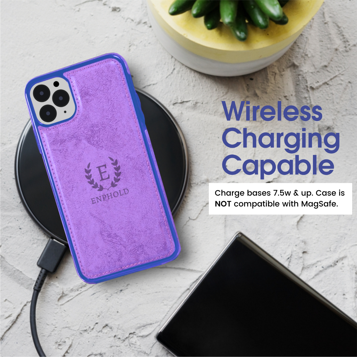 Folio iPhone Case Wallet & Magnetic Detachable Card Holder Enphold Folio iPhone Case Wallet & Magnetic Detachable Card Holder Enphold
