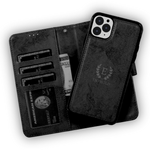 Folio 2-in-1 iPhone Wallet w/ Detachable Folding Card Holder Case
